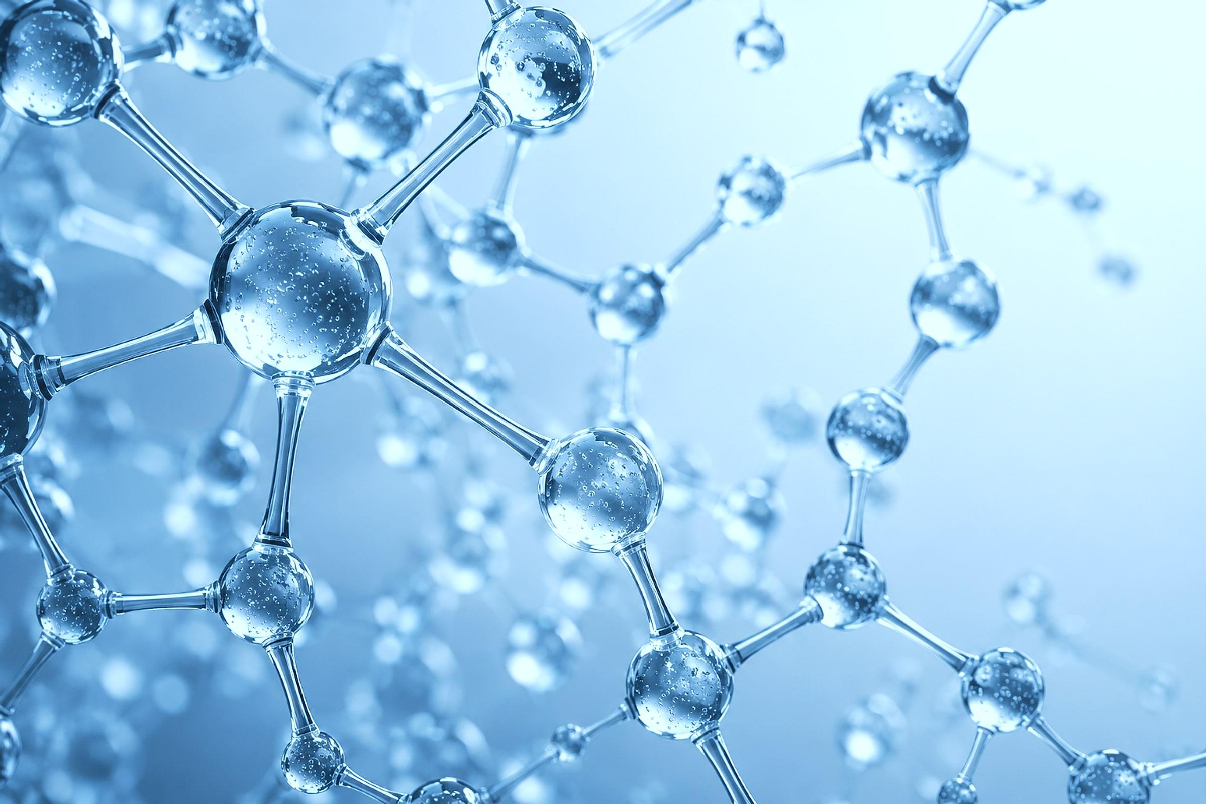 Molecular structure of a research peptide