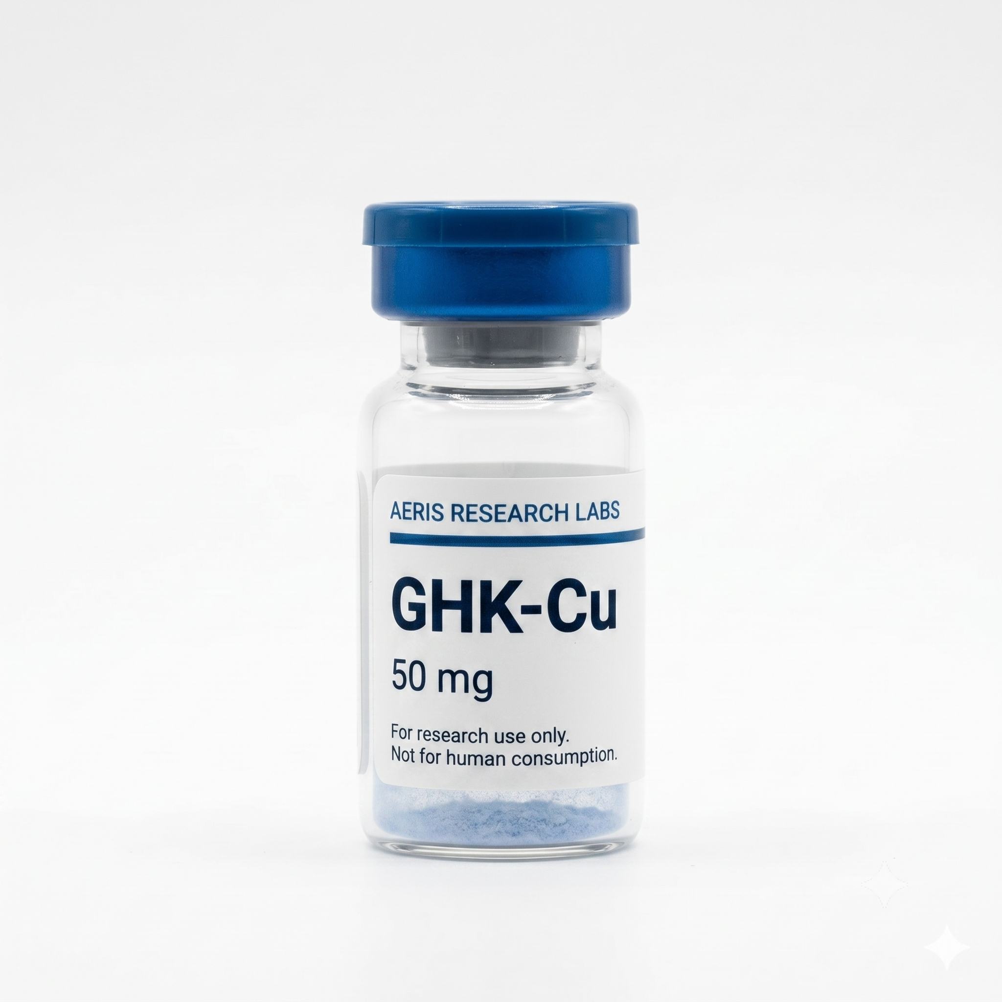 GHK-Cu research peptide vial