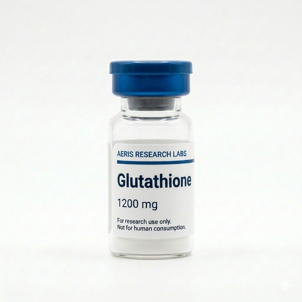 Glutathione research peptide vial