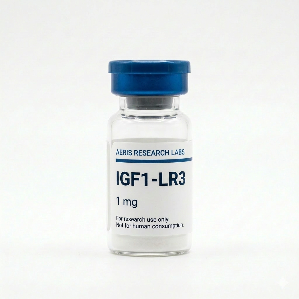 IGF1-LR3 research peptide vial