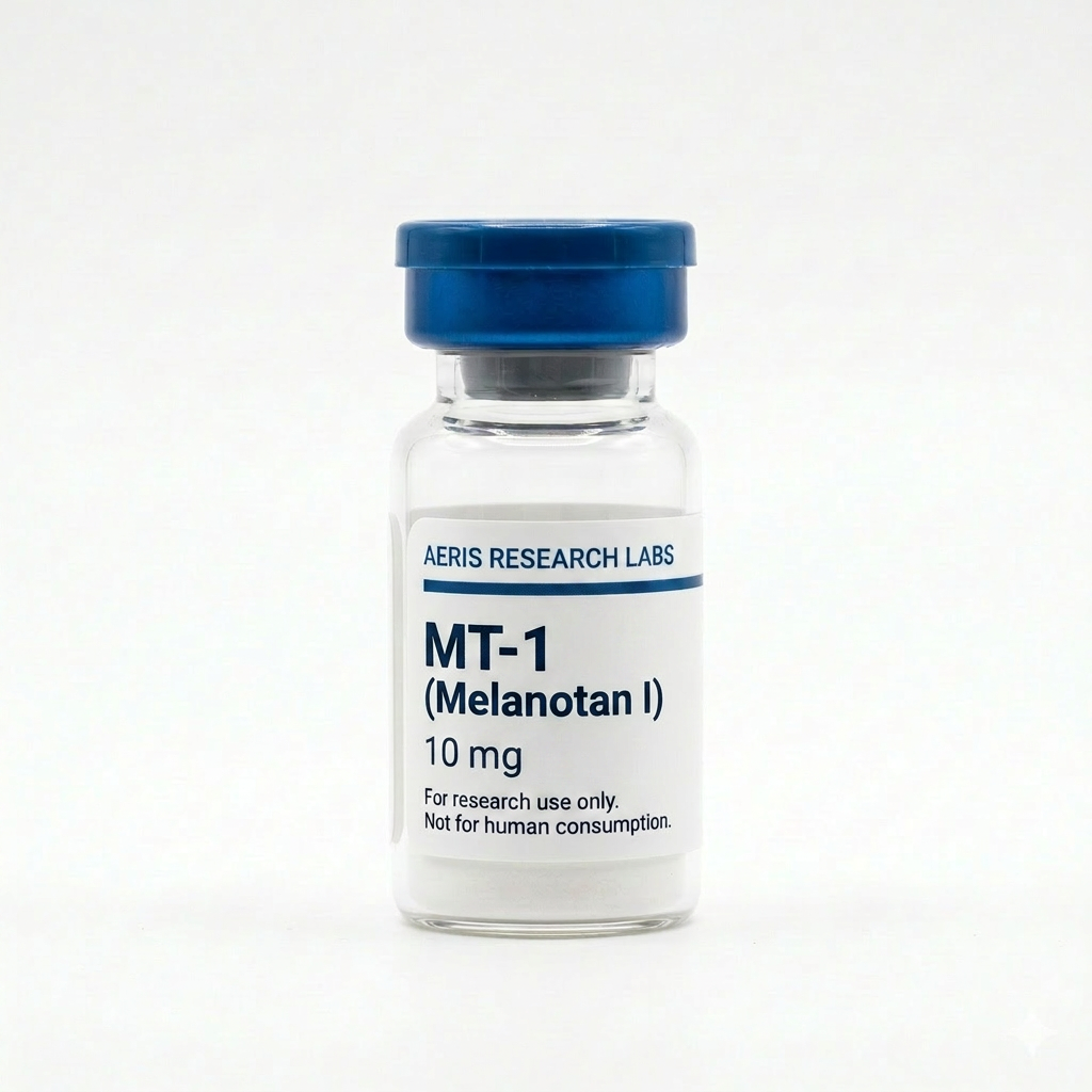 MT-1 (Melanotan I) research peptide vial