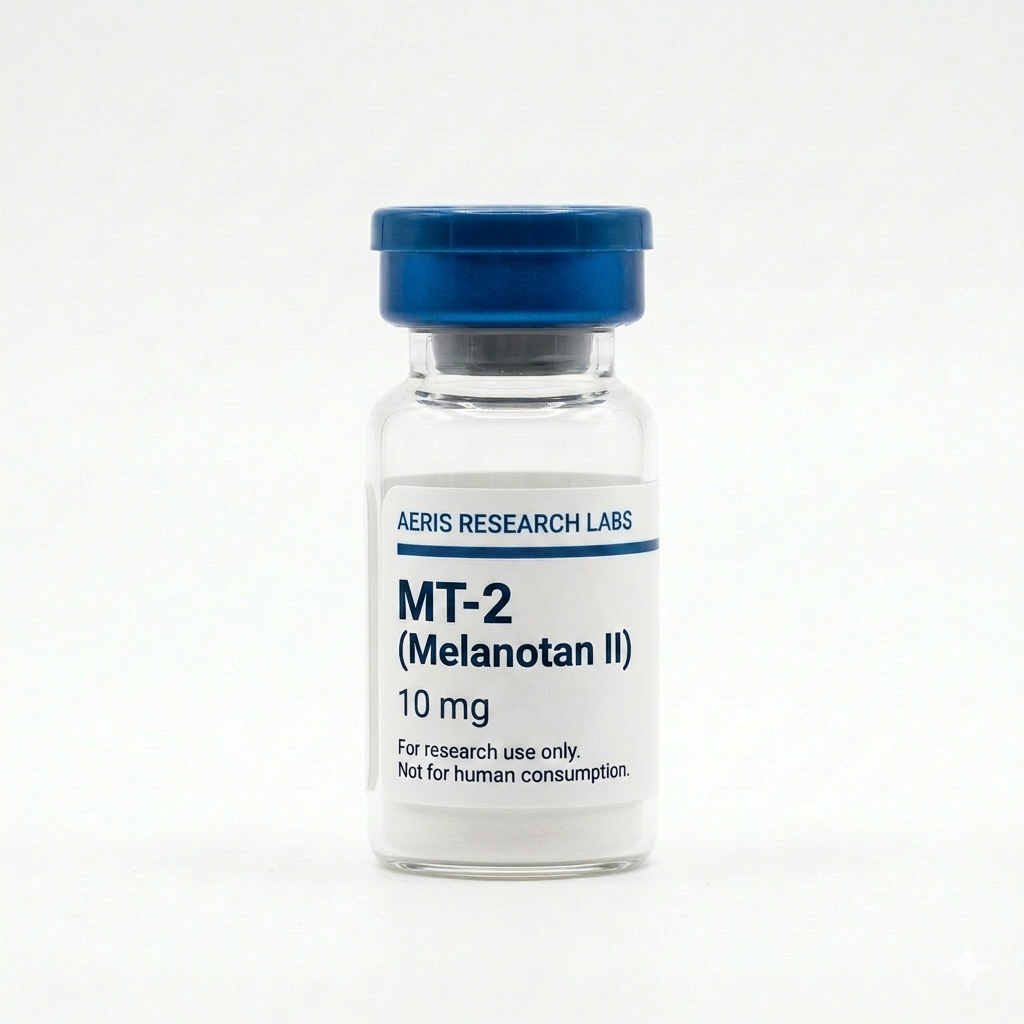 MT-2 (Melanotan II) research peptide vial